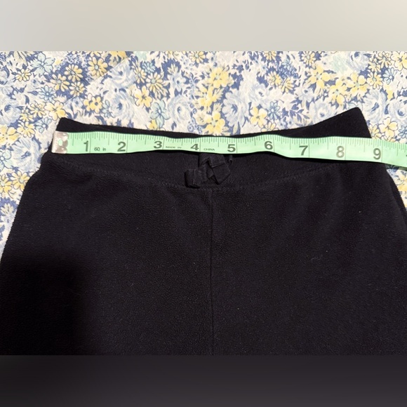 Baby Girl Black Fleece Pants - Picture 4 of 4